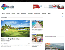 Tablet Screenshot of ixtapayzihuatanejo.com